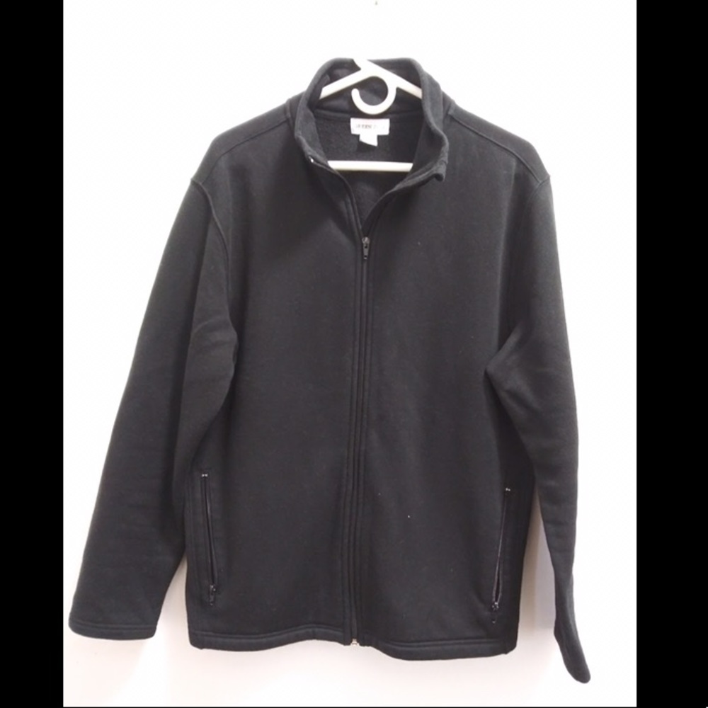 GREEN DOG Black Fleece Jacket